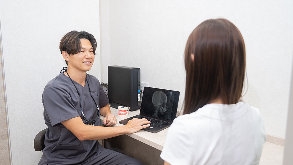 わかりやすい説明と丁寧なカウンセリング